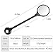 WESTGIRL Bike Mirror, 360°Adjustable Handlebar and Rotatable Acrylic Convex Mirror, Wide Angle Rear View Mirrors Glasses for Mountain Road Bike Cycling Safe, 1 PCS