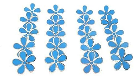 Massonico Set Di 20 Fiore Non Ti Scordar Di Me 11mm Spille Smaltate Spille