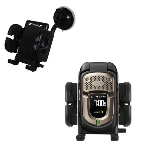 Gomadic Brand Flexible Car Auto Windshield Holder Mount Designed for The Kyocera DuraXT DuraPro - Gooseneck Suction Cup Style Cradle - Thumbnail 5
