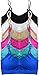 ToBeInStyle Women's Pack of 6 Solid Color Wire-Free Padded Sports Bralette - Assorted - One Size