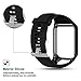Feskio Accessory Replacement Soft Silicone Gel Watch Band Wristband Strap Sport Bracelet for Tomtom Runner 2 / Runner 3 / Spark 3 / Adventurer/Golfer 2 Sports GPS Running Smartwatch (One Size)