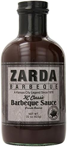Zarda Kansas City BBQ Sauce, 22 Ounce (Pack of 2)