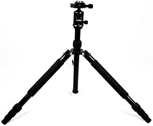 LOHA Professional Aluminum 60 Inch Tripod for DSLR, SLR, Mirrorless Cameras with 360 Degree Ball Mount for Studio and Outdoor Photography, Portable Design
