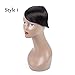 clip in human hair bangs one piece 100% real human hair clip in bang fringe extensions Side Swept Bangs natural color (1b #)