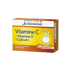 Juvamine Vitamine C & Vitamine D & Calcium 30 comprimés effervescents