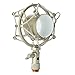 Koolertron Microphone Shock Mount,Mic Clip Holder,Universal 50MM Anti-Vibration Mic Holder for 48MM-54mm Diameter Studio Condenser Mic (Silver)