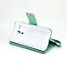 IZENGATE Executive Premium PU Leather Wallet Flip Case Cover Folio Stand for Motorola Moto G (1st Generation) (Mint)