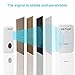 Wireless Doorbell, Wireless Door Bell Chime Kit with LED Light, Easy Install, by AikTryee.