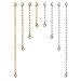 Jstyle Stainless Steel Extender Chain for Necklace Bracelet Set of 8 Jewelry Extenders