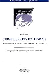Préparer l'oral du CAPES d'allemand