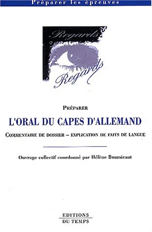 Préparer l'oral du CAPES d'allemand