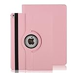 iPad Air Cover Case,Dream Wings 360 Degrees Rotating Multi Angles Screen Protective Flip Folio Stand Smart Case Cover for Apple iPad Air 9.7 inch Tablet (iPad Air, Pink)