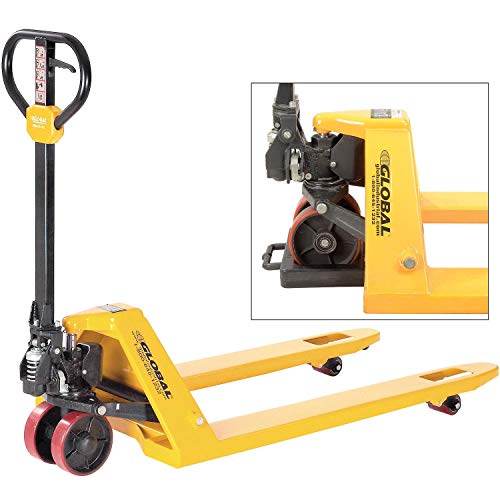 Pallet Jack Truck, 5500 Lb. Capacity, 21 x 36 & Pallet Chock Combo