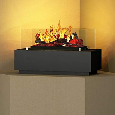 Bergamo Mobiletti Opti Myst Tischkamin Elektro Kamin 60 Cm Schwarz Grau Offene Feuerstelle Mit 3d Nebel Flammen Amazon De Kuche Haushalt