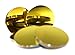 TEN-HIGH Si Reflective Lens CO2 Laser Lens Laser Mirror Gold-Plated Silicon Mirrors, for CO2 Laser Engraving Cutting Machine, Dia 20mm 3PCS