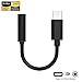 Pixel 2 USB C to 3.5mm Headphone Jack Adapter，PHADEN Type C Aux Microphone Stereo Cord with Realtek Noise Reduction Chip for Google Pixel 2/Pixel 2 XL, HTC, Motorola Moto Z, Essential PH-1, LG