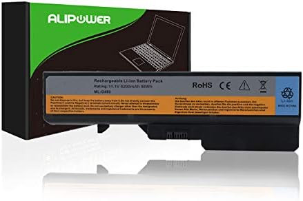 Alipower Laptop Battery Replacement for Lenovo IdeaPad G460 G560 Series V360 V370 V470 Z460 Z465 Z565 - fits P/N 57Y6454 57Y6455 L09C6Y02 L09M6Y02 L09S6Y02 L10C6Y02 L10P6Y22-12 Months Warranty
