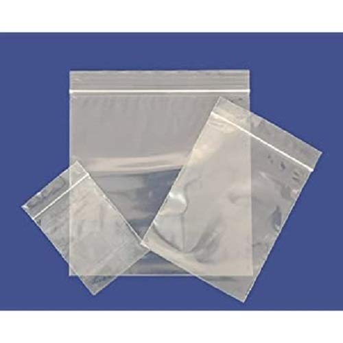 100 1.5" x 2.5" GRIPWELL® Grip Seal Bags | Reusable Clear Plastic Bags | Strong Resealable Zip Lock | Polythene Packaging for Food Storage Jewellery Medicine Herbs 3.7cm x 6.2cm