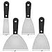 Shappy 4 Pieces Putty Scrapers Taping Scrapers Drywall Scrapers for Home DIY Tools, 1-1/2 Inch 3 Inch 4 Inch 6 Inch
