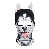 AXBXCX 3D Animal Neck Gaiter Warmer Windproof Full Face Mask Scarf for Ski Halloween Costume