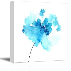Canvas Wall Art Abstract Ink Watercolor...