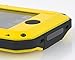iPhone 4S Case,LISANA Gorilla Glass Luxury Aluminum Alloy Protective Metal Extreme Shockproof Military Bumper Heavy Duty Cover Shell Case Skin Protector for Apple iPhone 4/4S (Yellow)
