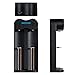 18650 Charger 2 Slot BESTON USB Smart Battery Charger for 3.7V li-ion 18650 16340 16650 17650 17670 18350 18490 18500 20700 21700 26650 Rechargeable Battery