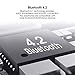 Bluetooth Headphones, Bluetooth 4.2 Runner Headset Sport Earphones with Mic Stereo Noise Cancelling and Sweatproof 5.5 Hours Playtime in Ear Earbuds for Gym Workout Running Blackout (Black)thumb 3