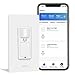 Eoce Smart Light Switch, Smart Switch with Motion Sensor, 10A Sensor Light Switch, PIR Occupancy Sensor Switch, WiFi enabled, Remote Control and Timer, Works  with Alexa and Google Assistant