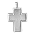 HooAMI Silver Cross Aromatherapy Essential Oil Diffuser Necklace Locket Pendant