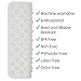Vive Non-Slip Bath Mat with Suction Cups - 28