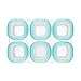 OXO Tot Baby Blocks Food Storage Containers, Aqua, 2 oz