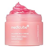 medicube Jelly Cream with Collagen, Niacinamide | Freeze-Dried Hydrolyzed Collagen for Skin Barrier Hydration & 24H Glow | Plumper, Firmer looking skin | 3.71 fl.oz
