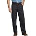 Dickies Men's Loose Fit Double Knee Twill Work Pant, Black, 34W x 32L primary