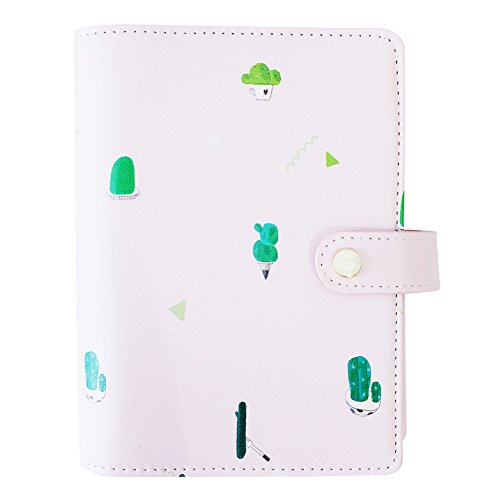 Labon's 6 Round Ring A7 Binder Softcover PU Leather Zippered Personal