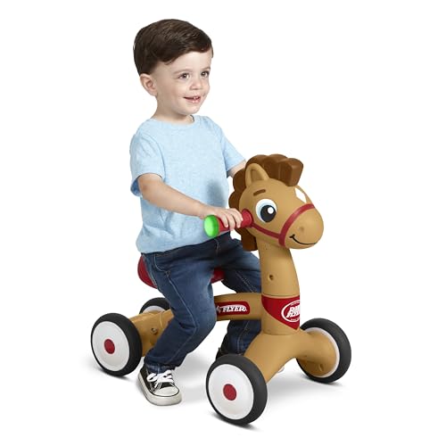 Radio Flyer Lil Racers Percy the Pony Ride-On Toy, Ages 1-3