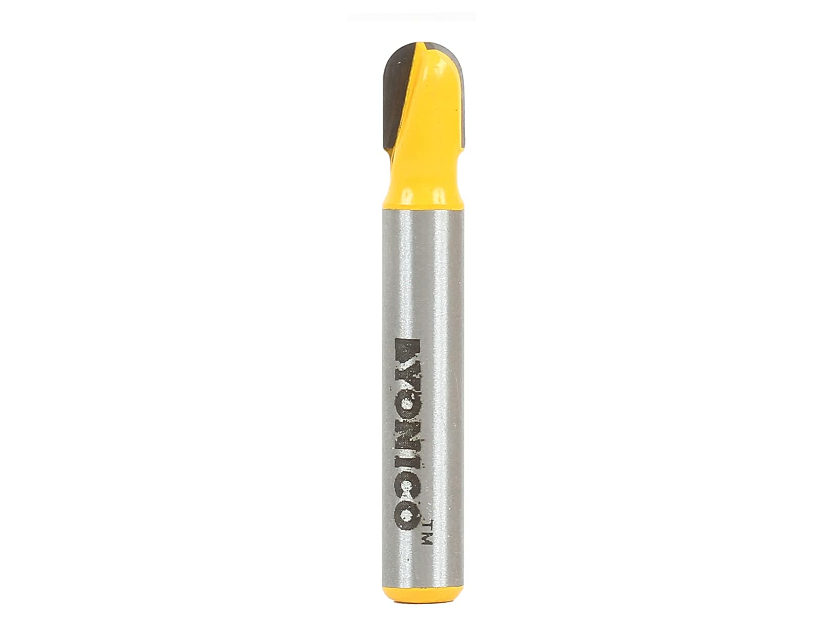 Yonico 14164q - Core Box Router Bit, Radius: 1/8", Diameter: 1/4", Cutting Height: 5/16" - 1/4" Shank — image 1