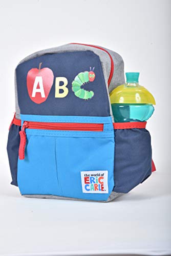 Eric Carle Backpack with Safety Harness Leash, ABC, The Very Hungry Caterpillar Child Baby Toddler Travel