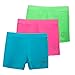 Lucky & Me Girls Dance Shorts for Gymnastics & Dancewear, Ella 3 Pack, Spring Bouquet Size 9-10 Years