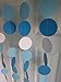Blue Birthday Party Decorations Baby Blue Winter Holiday Wonderland Frozen Party Supplies Snow Theme Party Decor Baby Boy First Birthday Whales Boy Baby Shower Decorations