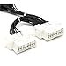 Tonsiki 16 Pin OBD2 OBDII Female Splitter Extension Auto Car Connector J1962 Y Cable