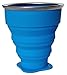 AVALEISURE Collapsible Silicone Travel Cup - The Genuine 10oz Foldable Drinking Mug with Lid, BPA Free, Water, Coffee, Tea, Snacks for Hiking, Camping, Picnic (navy)