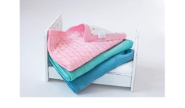 personalised pink blanket