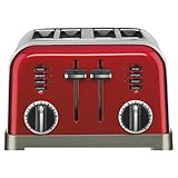 Cuisinart CPT-180MR Metal Classic 4-Slice Toaster, Metallic Red (Kitchen)