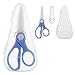 Premium Safety Portable Cutter - Ceramic Scissors Healthy Baby Food Scissors(1 Pack)