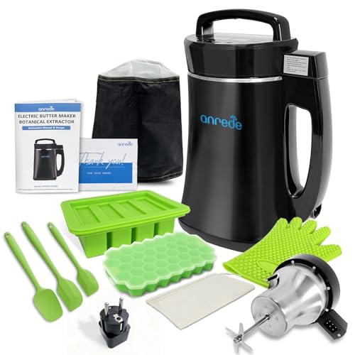 Anrede Herbal Decarboxylation Butter Oil Infuser Maker Machine, Herbal Botanical Extractor for Making Oil ,Tinctures and Flavored Edibles, Easy Operation, Include Recipe and Complete Accessories