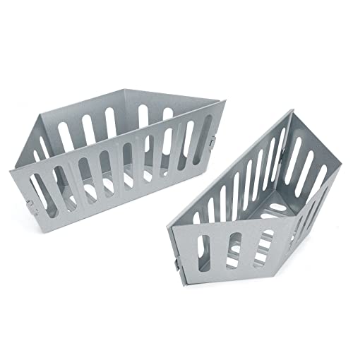 Stanbroil Charcoal Grill Basket Holders Set of 2 Stainless Steel BBQ