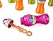 Neliblu Bulk Party Bubbles - 12 Pack 4 Oz Bubble Bottles with Wands - Summer Fun Toys, Party Favors, Goody Bag Stuffers Assorted Colors