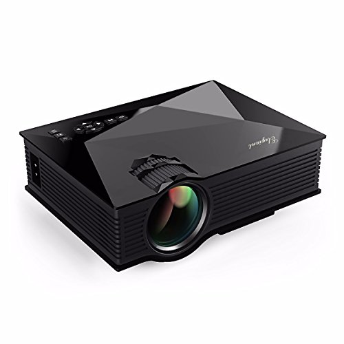 Mini WiFi Projector, ELEGIANT 1200LM LED Multimedia Projector Built-in Speaker,Support 1080P