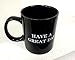 Coffee mug Have a Great Day Mugs Middle Finger Cute Mug - Funny Flip Off Ceramic Coffee Cup Black